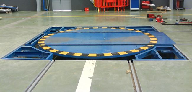 Diseño y fabricación de plataformas de giro a medida para cualquier sector de la industria